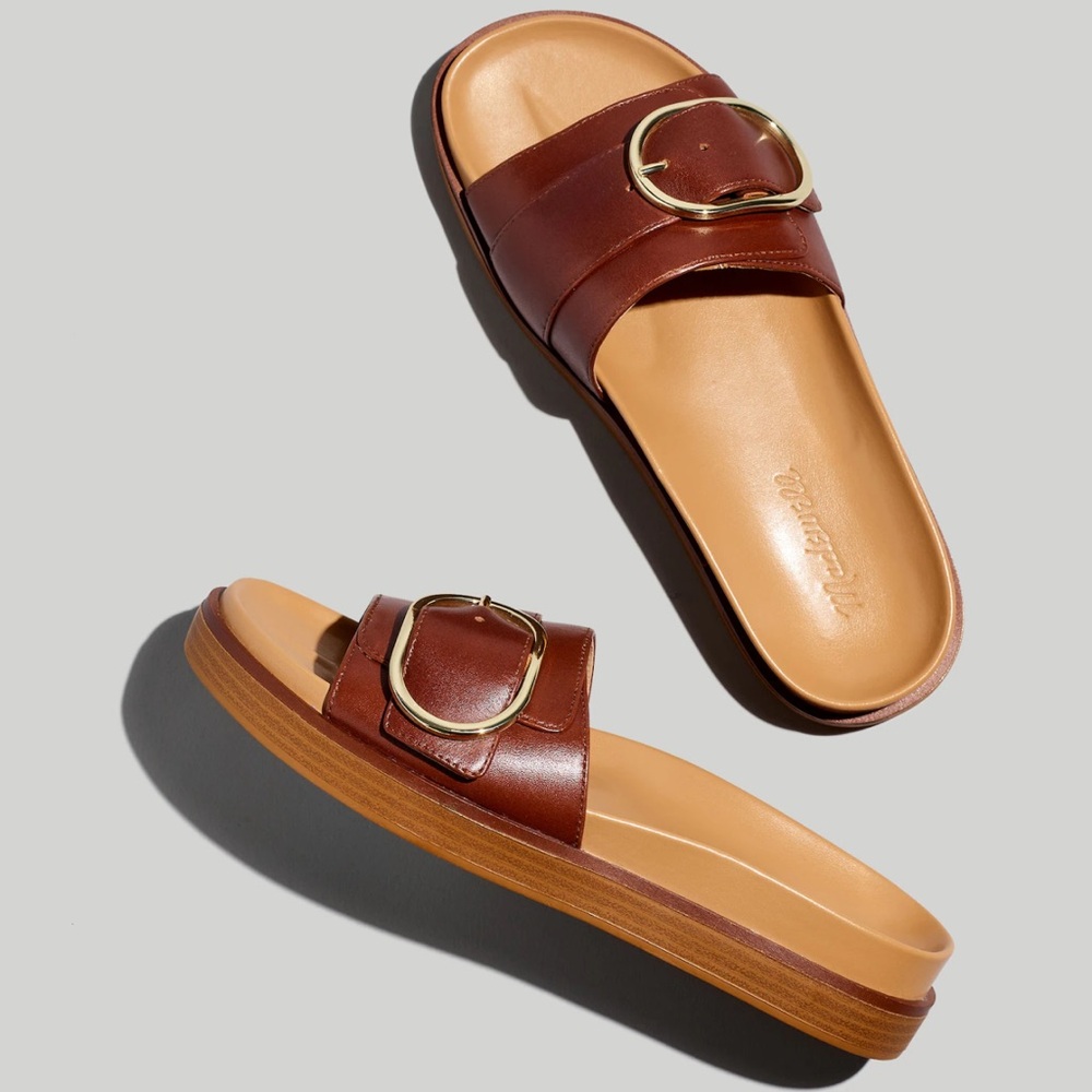 Madewell | The Dayna Buckle-Strap Sandals